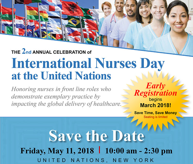 Honoring Nurses on International Nurses Day at the United Nations, May 11, 2018 